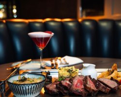 Enjoy B&B and dinner at the New Steakhouse at Rowan at the special rate of €125 pps 